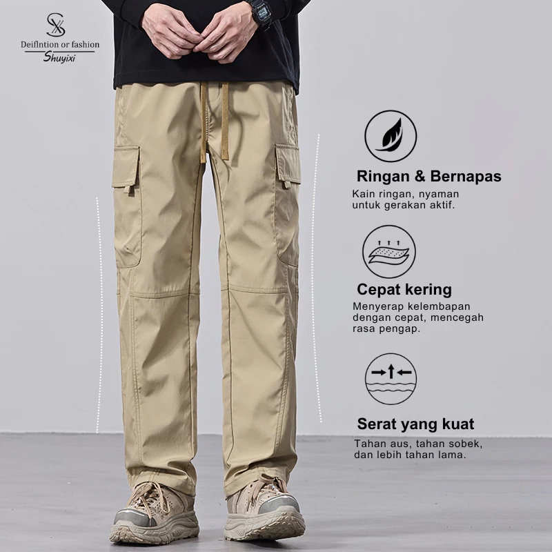 SUYX Celana Cargo Pria 4