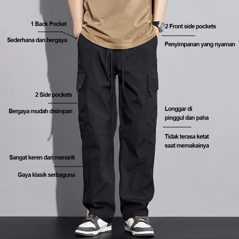 Suyboy Celana cargo panjang 2